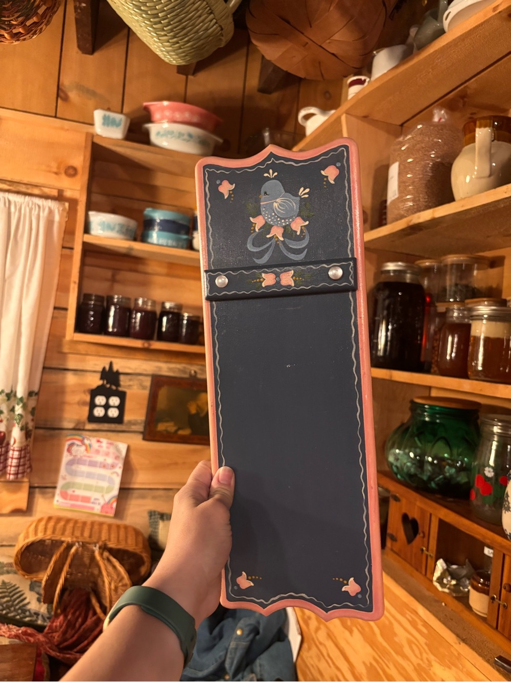 Vintage 1989 Cottage core Notepad Holder - Picture 2 of 5